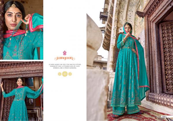 Rangoon Inspire Vol 2 Rayon Print Designer Readymade Suit